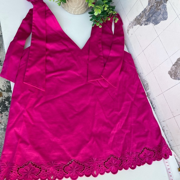 Ted Baker💞Daunaa fuchsia top women - Picture 7 of 9